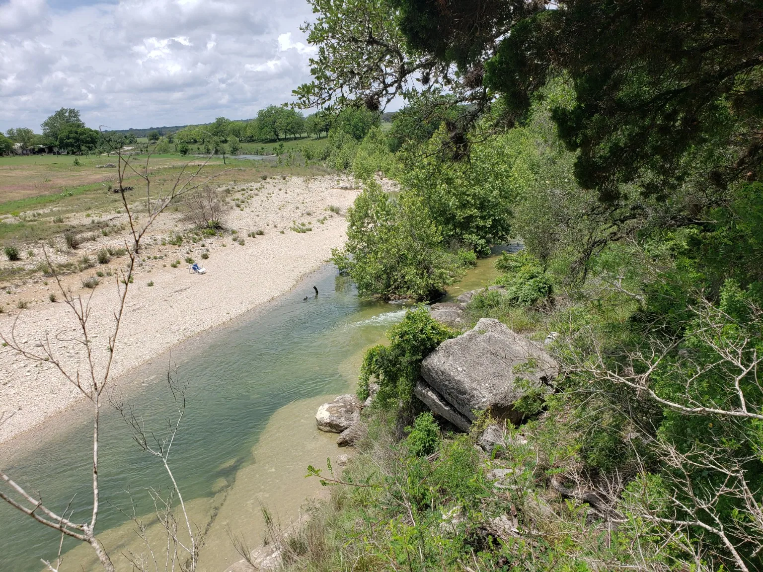 Blanco River viewed from above